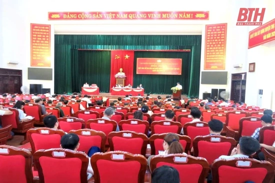 Đoàn ĐBQH tỉnh  tiếp xúc cử tri huyện Thọ Xuân