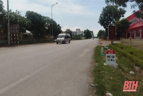 Km số 0 Quốc lộ 217B: Cần xây dựng hệ thống đèn tín hiệu giao thông