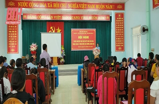 Thực hiện nếp sống văn hóa trong tang lễ link m88 Mông huyện Quan Sơn