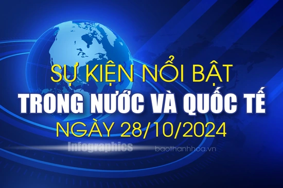 Sự kiện nổi bật trong nước, quốc tế ngày 28/10