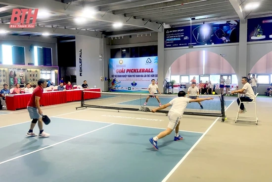 Khai mạc Giải Pickleball Hiệp hội Doanh nghiệp TP Thanh Hoá năm 2024