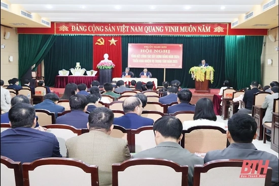 Thị ủy Nghi Sơn triển khai nhiệm vụ link m88 năm 2025
