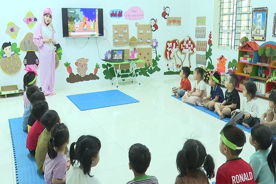 Thọ Xuân đẩy mạnh ứng dụng công nghệ thông tin ở bậc học mầm non