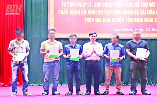 Hỗ trợ, giúp đỡ người lầm lỗi tái hòa nhập cộng đồng