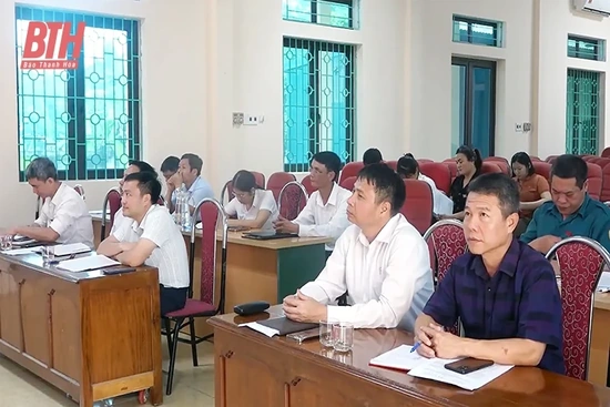 Đảng bộ huyện Thường Xuân quan tâm xây dựng tổ chức đảng vững mạnh