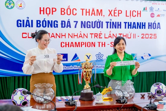Giải Bóng đá 7 người tỉnh Thanh Hoá - Cúp Doanh nhân trẻ lần thứ II năm 2025 chính thức khởi động