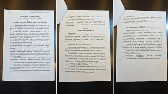 Hé lộ chi tiết đề xuất hòa bình của Nga