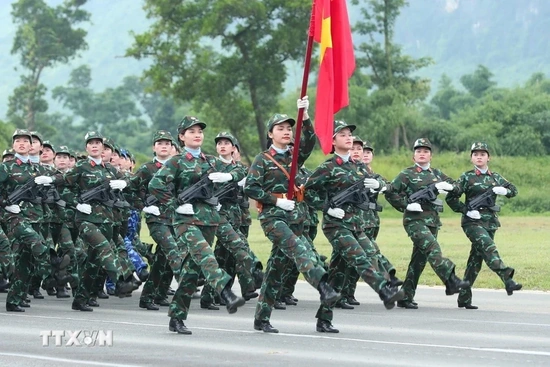 Hơn 7.000 cán bộ, chiến sỹ lần đầu hợp luyện diễu binh, diễu hành dịp Quốc khánh
