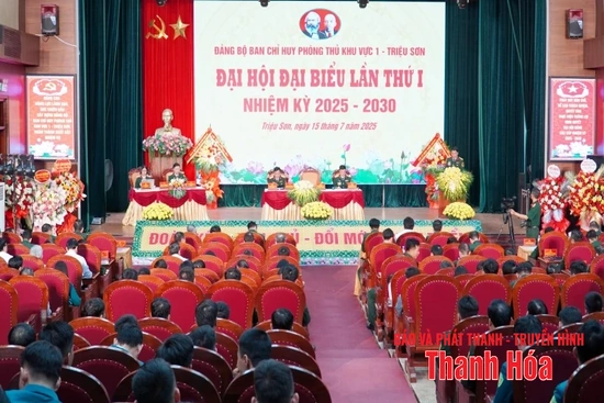 Đại hội Đảng bộ Ban Chỉ huy phòng thủ khu vực 1 - Triệu Sơn lần thứ I