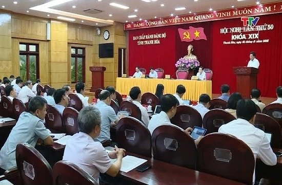 Hội nghị lần thứ 50 Ban chấp hành Đảng bộ tỉnh khóa XIX