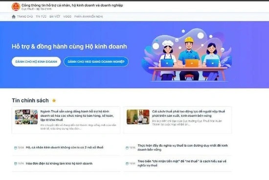 Cổng thông tin hỗ trợ người nộp thuế có tích hợp trợ lý AI
