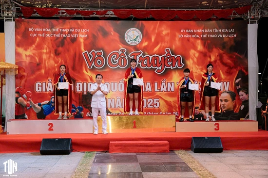 Trần Thị Hậu lần thứ 4 liên tiếp giành HCV tại Giải vô địch Võ cổ truyền quốc gia