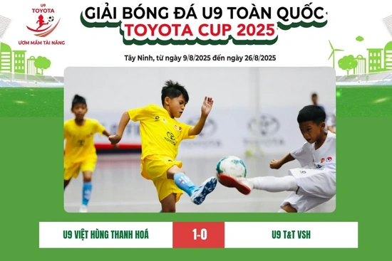 [Highlight] U9 Việt Hùng Thanh Hoá 1- 0 U9 T&T VSH