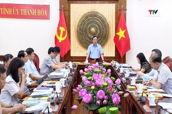 Cho ý kiến về công tác chuẩn bị Đại hội Đảng bộ cấp xã nhiệm kỳ 2025 - 2030