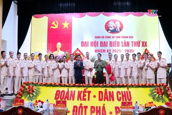 Đại hội Đảng bộ Công an tỉnh Thanh Hoá