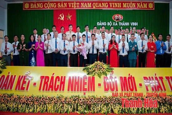Thành Vinh quyết tâm thực hiện thắng lợi Nghị quyết Đại hội Đảng bộ xã lần thứ I