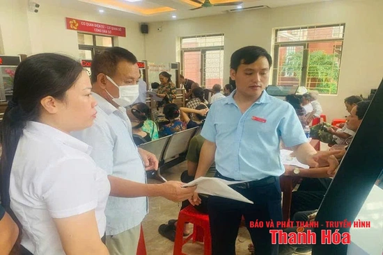 Xã Triệu Sơn đẩy mạnh cải cách hành chính gắn với chuyển đổi số