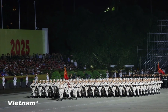 Lần đầu tiên các lực lượng tham gia A80 tổng hợp luyện tại Quảng trường Ba Đình