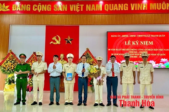 Xã Thanh Quân kỷ niệm 80 năm Ngày truyền thống CAND Việt Nam và 20 năm “Ngày hội toàn dân bảo vệ ANTQ”