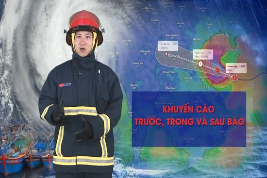 Công an tỉnh Thanh Hóa khuyến cáo người dân một số nội dung để bảo đảm an toàn trước, trong và sau bão