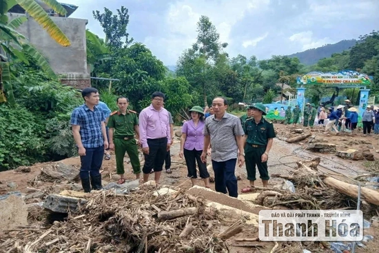 Nhanh chóng  khắc phục thiệt hại sau bão số 5  trên địa bàn xã Tam Thanh