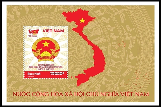 Phát hành bộ tem đặc biệt kỷ niệm 80 năm Quốc khánh Việt Nam