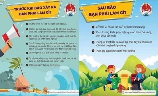 Công an tỉnh Thanh Hóa khuyến cáo người dân một số nội dung để bảo đảm an toàn trước, trong và sau bão