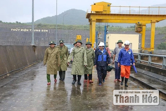 Nhà máy Thủy điện Trung Sơn chủ động ứng phó, vận hành an toàn trong mùa mưa bão