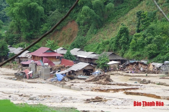 Sa Ná tan hoang sau lũ dữ