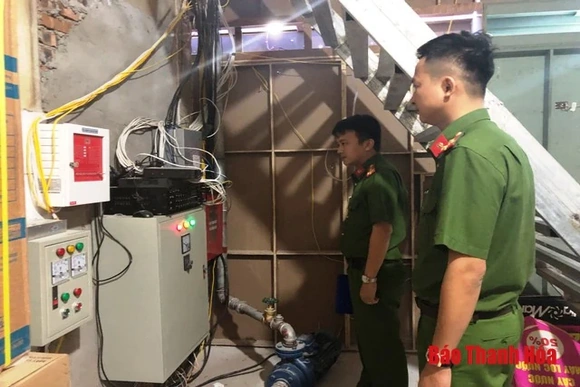 Siêu thị điện máy Media Mart Tĩnh Gia 2 không được hoạt động khi chưa bảo đảm các điều kiện an toàn về PCCC