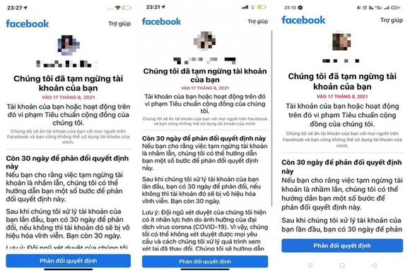 Hàng loạt người dùng Facebook tại Việt Nam bị khóa tài khoản không rõ lý do
