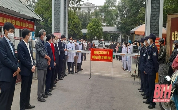 Kết thúc phong toả Bệnh viện Đa khoa Khu vực Nghi Sơn