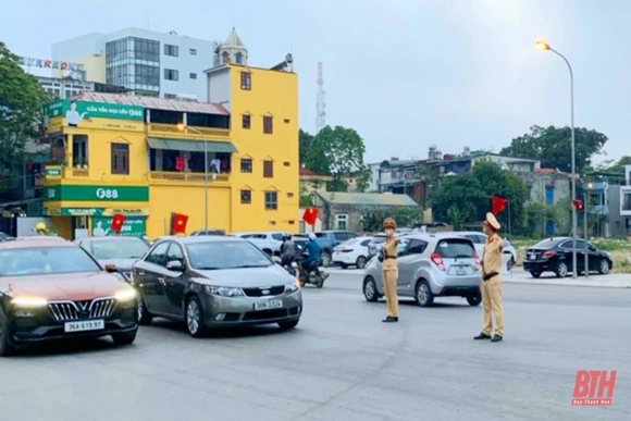 Thanh Hoá: An ninh trật tự, ATGT ngày đầu tiên kỳ nghỉ lễ 30-4, 1-5 được bảo đảm