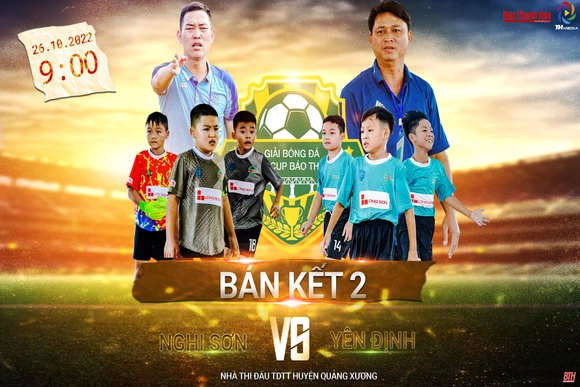 TRỰC TIẾP Bán kết 2 - lứa tuổi U8: Thị xã Nghi Sơn vs Yên Định