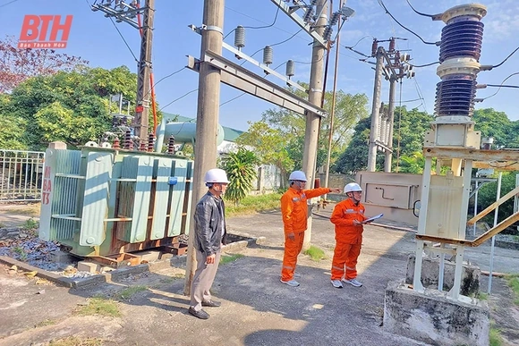 Điện lực Hậu Lộc nâng cấp, cải tạo hệ thống điện phục vụ phát triển kinh tế - xã hội