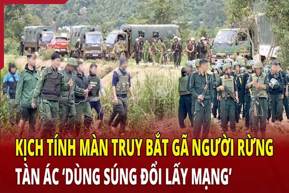 Kịch tính màn truy bắt “gã người rừng” tàn ác dùng súng đổi lấy mạng
