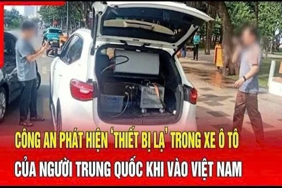 Điểm nóng 3/9: Phát hiện “thiết bị lạ” trong xe của người Trung Quốc