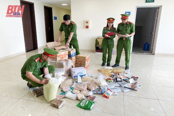 Thu giữ nguyên liệu sản xuất bánh trung thu hết hạn sử dụng, không rõ nguồn gốc