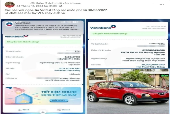 Tài xế chạy dịch vụ bằng xe điện “choáng” vì món quà “siêu to khổng lồ” của VinFast  