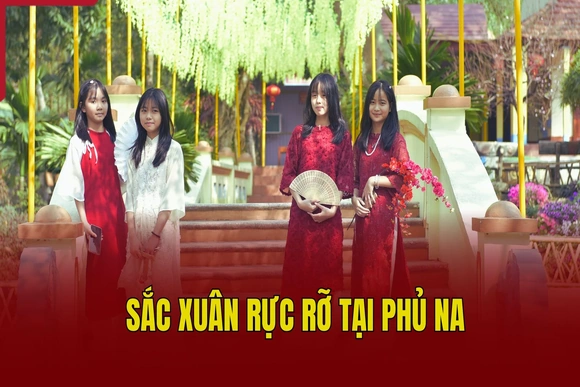 Sắc xuân rực rỡ tại Phủ Na