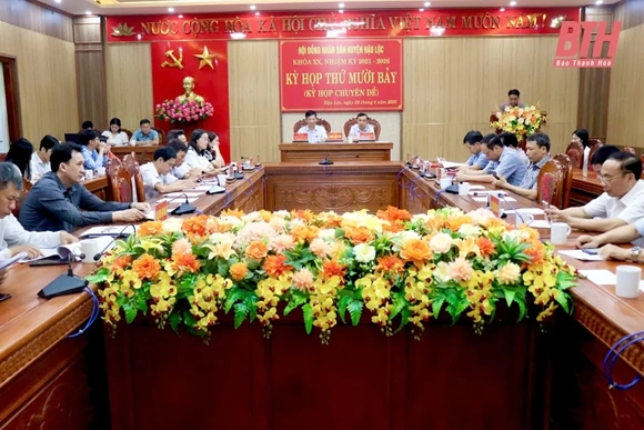 Hậu Lộc: Thông qua nghị quyết thành lập các đơn vị hành chính cấp xã