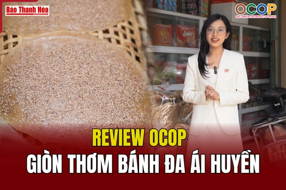 [REVIEW OCOP] Giòn thơm bánh đa Ái Huyền