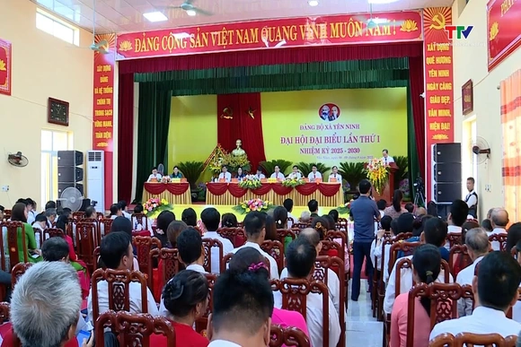 Đại hội Đảng bộ xã Yên Ninh lần thứ nhất, nhiệm kỳ 2025 - 2030