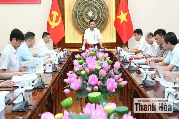 Cho ý kiến về phương án tổ chức phục vụ Đại hội đại biểu Đảng bộ tỉnh Thanh Hóa lần thứ XX, nhiệm kỳ 2025-2030