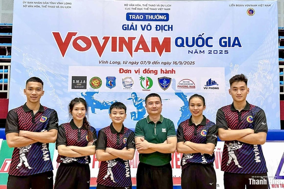 Vovinam Thanh Hóa bảo vệ thành công ngôi thứ Ba toàn đoàn tại Giải vô địch quốc gia 2025