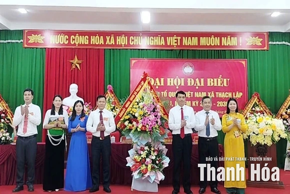 Đại hội đại biểu MTTQ Việt Nam xã Thạch Lập lần thứ I, nhiệm kỳ 2025-2030