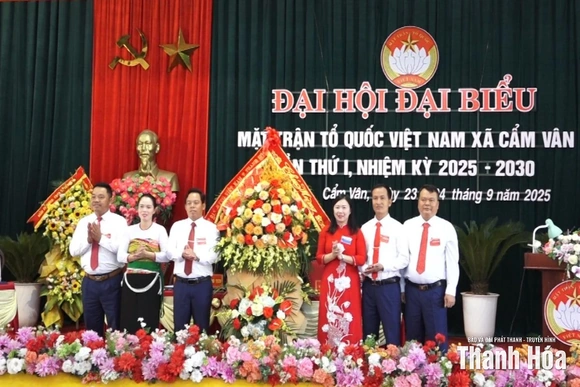 Đại hội đại biểu MTTQ xã Cẩm Vân lần thứ I, nhiệm kỳ 2025-2030