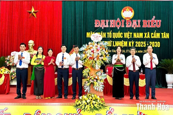Đại hội đại biểu MTTQ xã Cẩm Tân lần thứ I, nhiệm kỳ 2025-2030