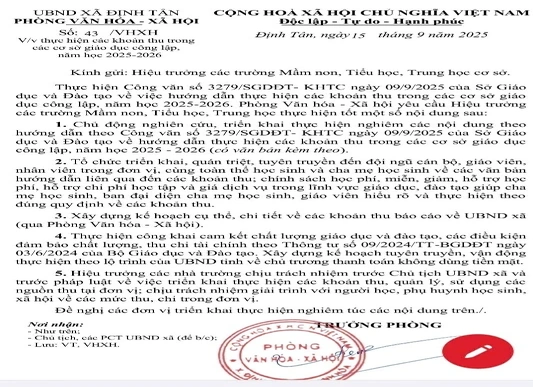 Xác minh, xử lý các trường hợp đăng tải thông tin sai sự thật về khoản thu đầu năm học trên mạng xã hội