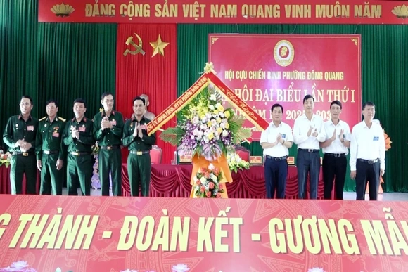 Đại hội đại biểu Hội Cựu chiến binh phường Đông Quang
